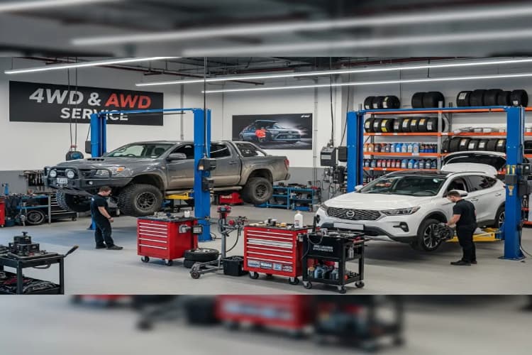 سرویس دوره‌ای خودروهای 4WD و AWD